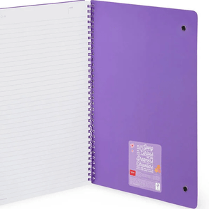 Caderno A4 Legami Espiral Maxi - Flowers - Papelaria Encantada