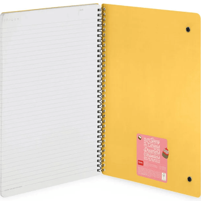 Caderno A4 Legami Espiral Maxi - Sushi Cat - Papelaria Encantada