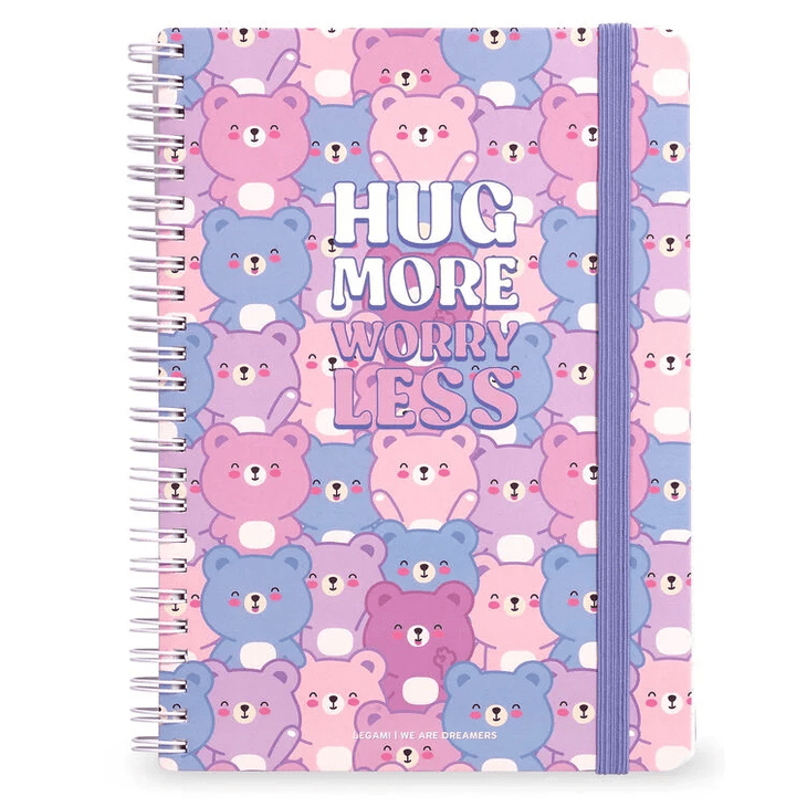 Caderno A4 Legami Espiral Maxi - Teddy Bear - Papelaria Encantada