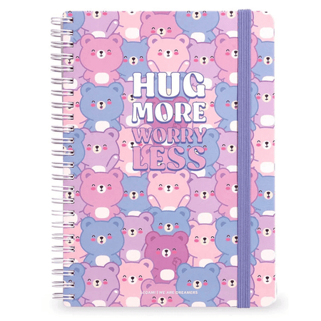 Caderno A4 Legami Espiral Maxi - Teddy Bear - Papelaria Encantada