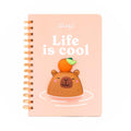 Caderno A5 3D squishy capivara - Life is cool - Mr Wonderful - Papelaria Encantada
