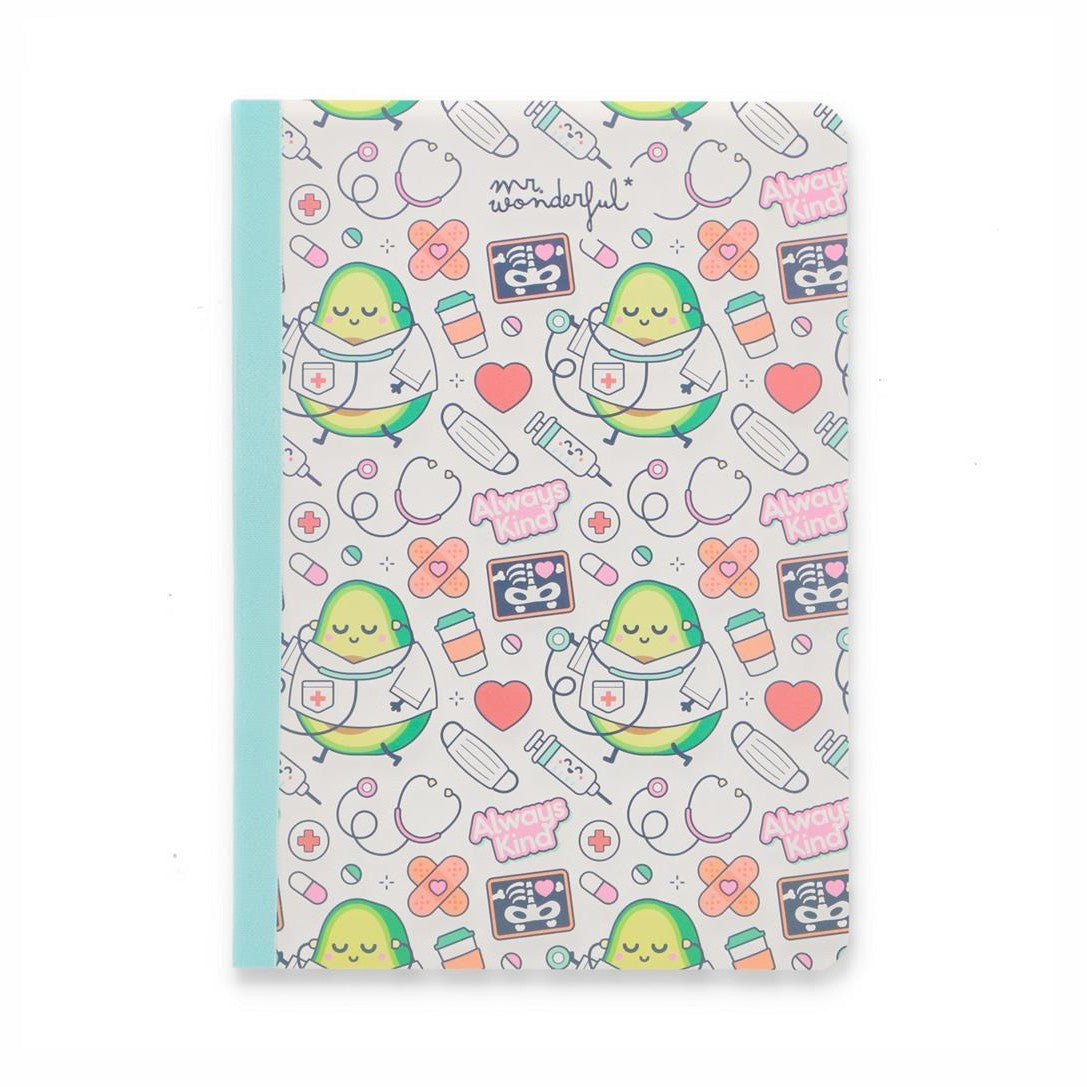 Caderno A5 - Always kind - Saúde - Mr.wonderful - Papelaria Encantada