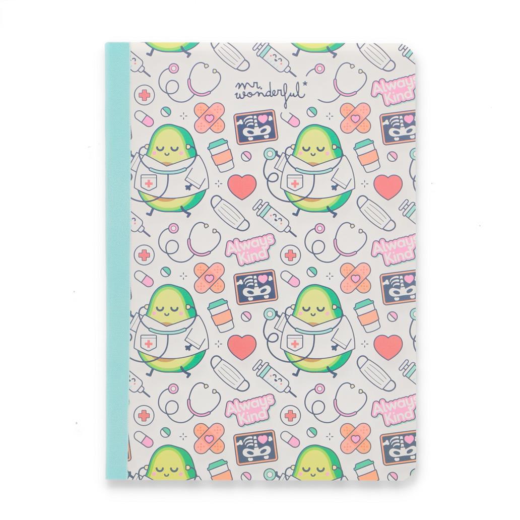Caderno A5 - Always kind - Saúde - Mr.wonderful - Papelaria Encantada