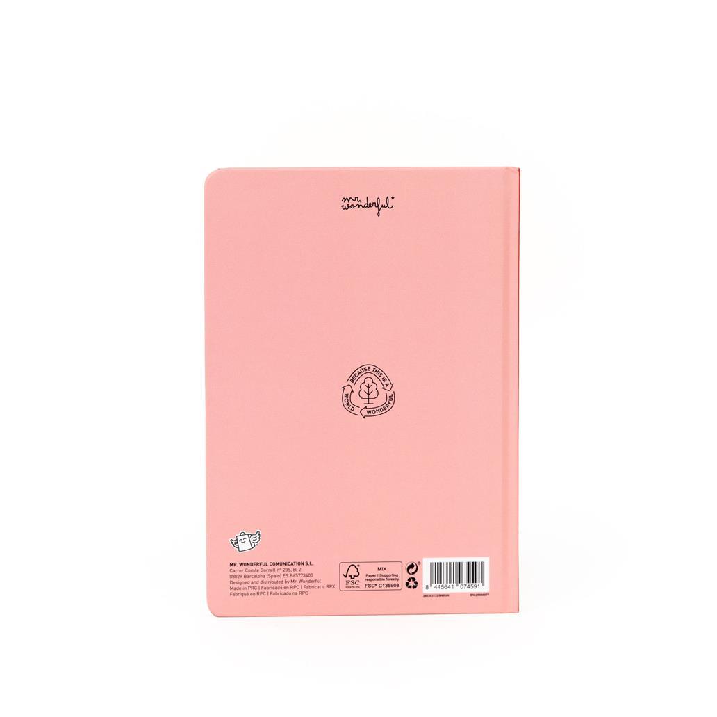 Caderno A5 Coelho Cupido - Mr Wonderful - Papelaria Encantada