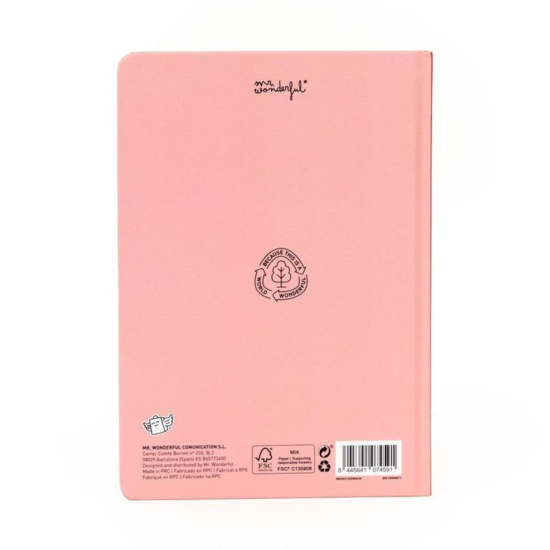Caderno A5 Coelho Cupido - Mr Wonderful - Papelaria Encantada