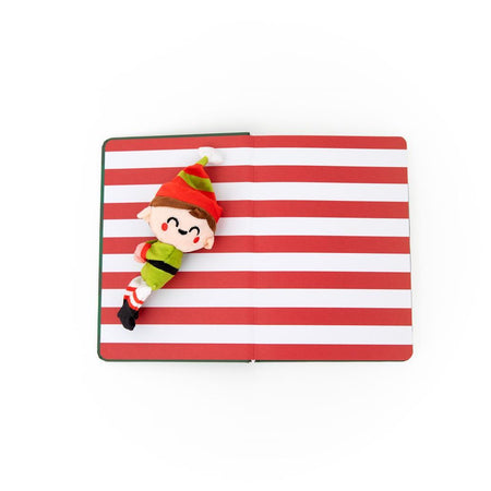 Caderno A5 com peluche duende menino - I'm on the nice list! Mr.wonderful - Papelaria Encantada