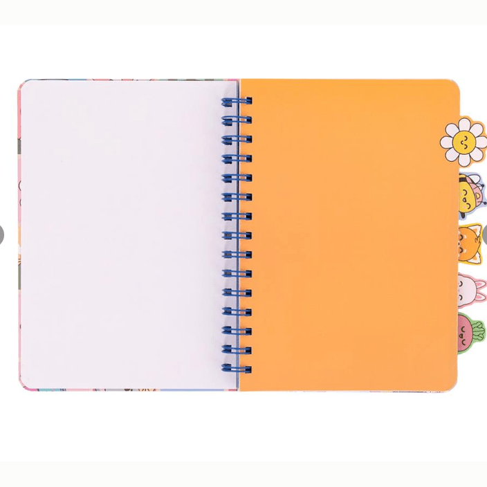 Caderno A5 com Separadores - Wonder Comic Mr wonderful - Papelaria Encantada