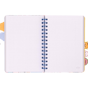 Caderno A5 com Separadores - Wonder Comic Mr wonderful - Papelaria Encantada