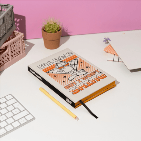 Caderno A5 Garfield - Papelaria Encantada