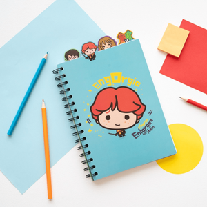 Caderno A5 Harry Potter com separadores - Papelaria Encantada
