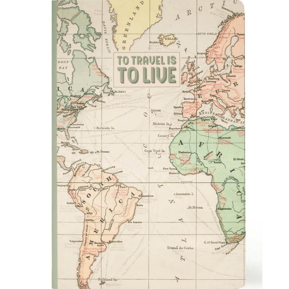 Caderno A5 Legami com linhas - Travel - Papelaria Encantada