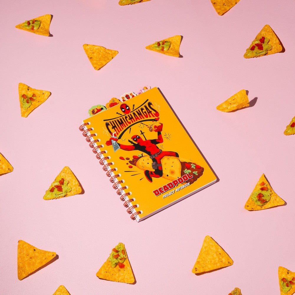 Caderno A5 Marvel Deadpool - Papelaria Encantada