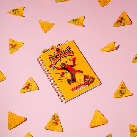 Caderno A5 Marvel Deadpool - Papelaria Encantada