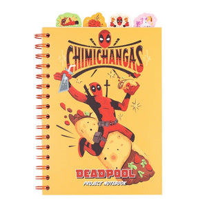 Caderno A5 Marvel Deadpool - Papelaria Encantada