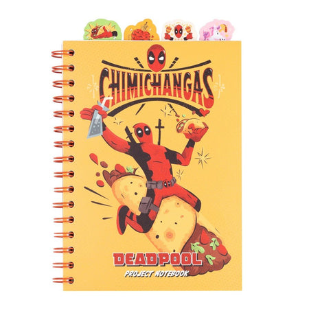 Caderno A5 Marvel Deadpool - Papelaria Encantada