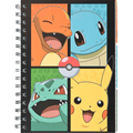 Caderno A5 pautado pokemon c/3 separadores - Papelaria Encantada