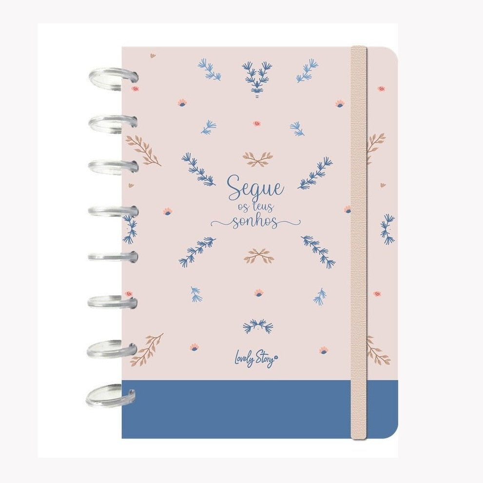 Caderno A5 personalizável - Segue os teus sonhos - Papelaria Encantada