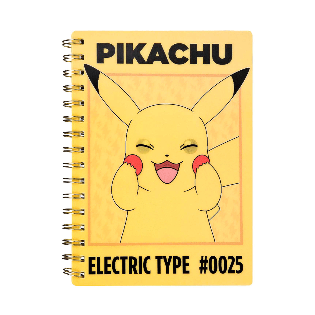 Caderno A5 Pikachu pautado com efeito lenticular - Papelaria Encantada