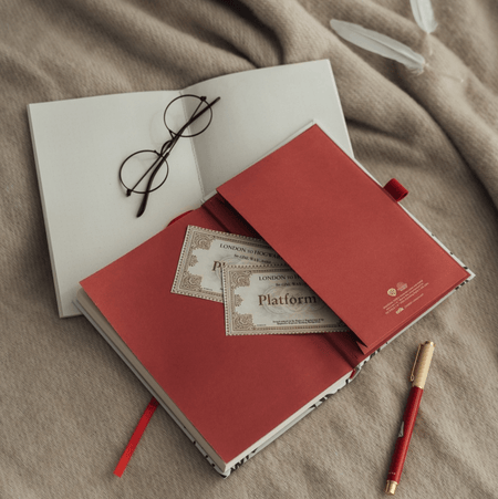 Caderno A5 premium com caneta Harry Potter hedwig - Papelaria Encantada