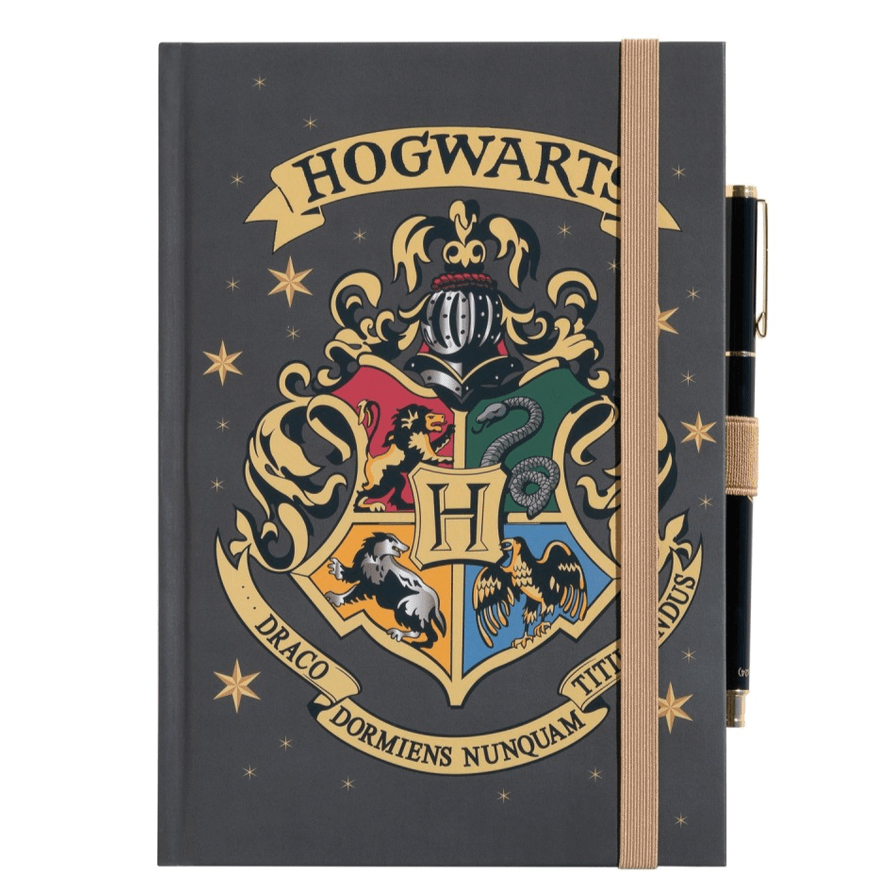 Caderno A5 premium Harry potter com caneta - Papelaria Encantada
