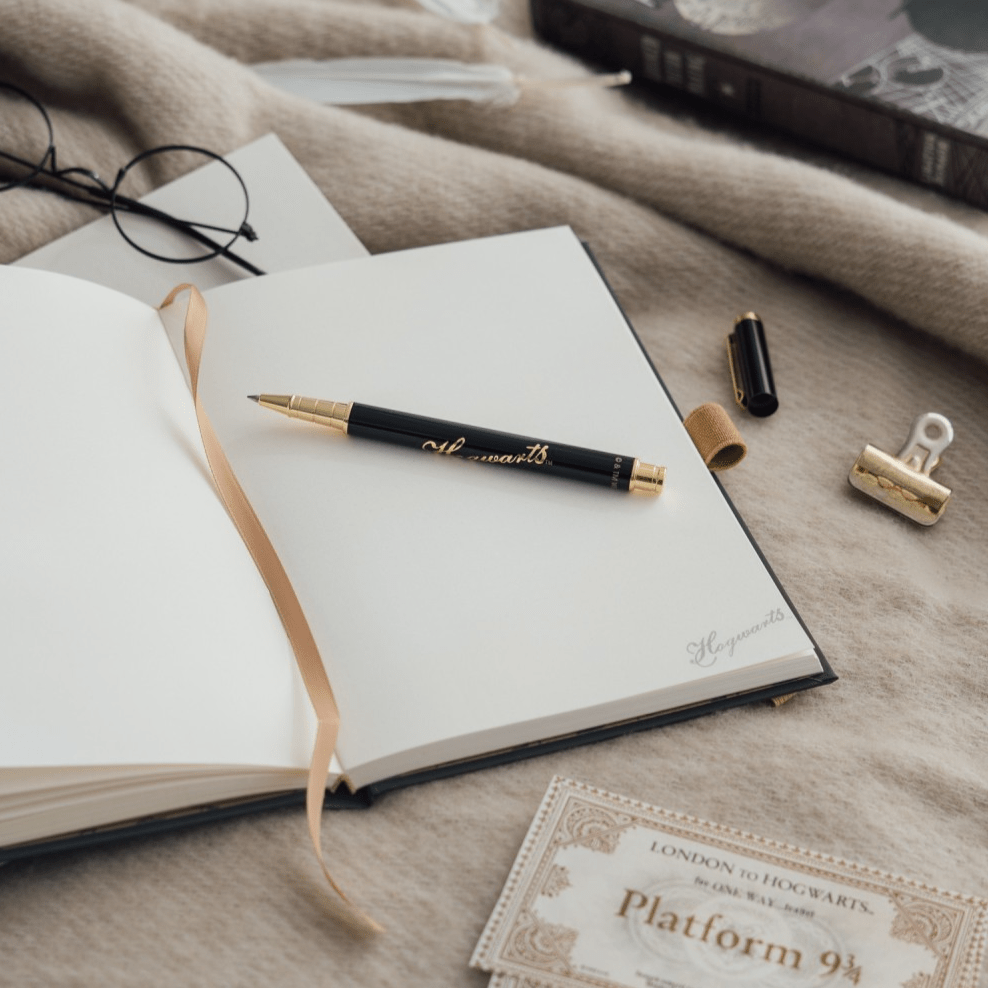 Caderno A5 premium Harry potter com caneta - Papelaria Encantada
