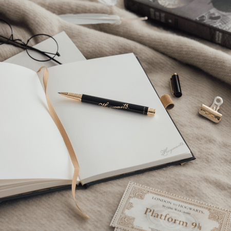 Caderno A5 premium Harry potter com caneta - Papelaria Encantada