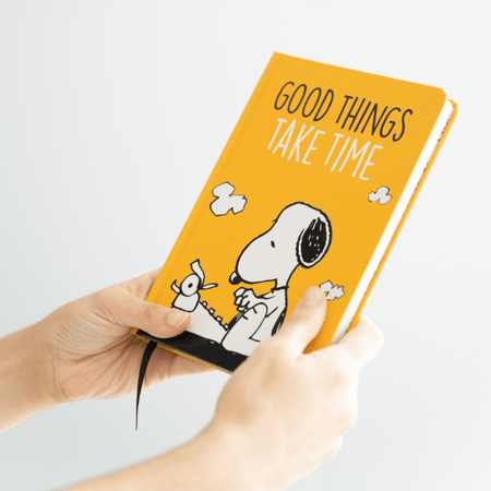 Caderno A5 Premium Snoopy Lazy Days - Papelaria Encantada
