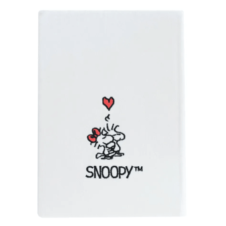 Caderno A5 Snoopy veludo - Papelaria Encantada