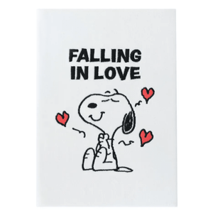 Caderno A5 Snoopy veludo - Papelaria Encantada