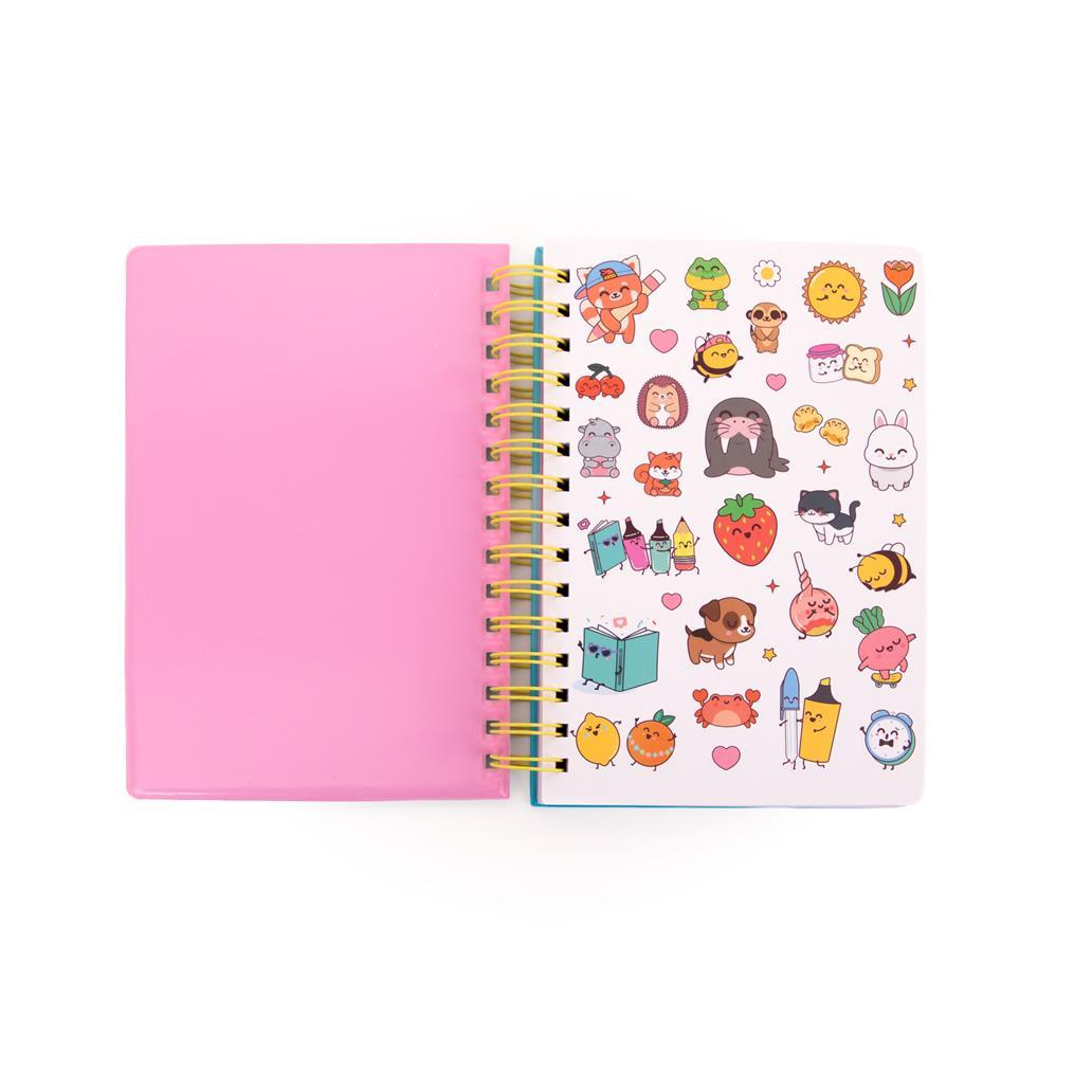 Caderno A5 Squishy Morsa - Too cool for the pool - Mr. Wonderful - Papelaria Encantada