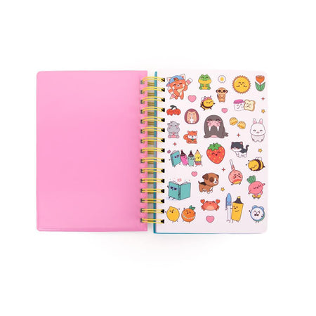 Caderno A5 Squishy Morsa - Too cool for the pool - Mr. Wonderful - Papelaria Encantada