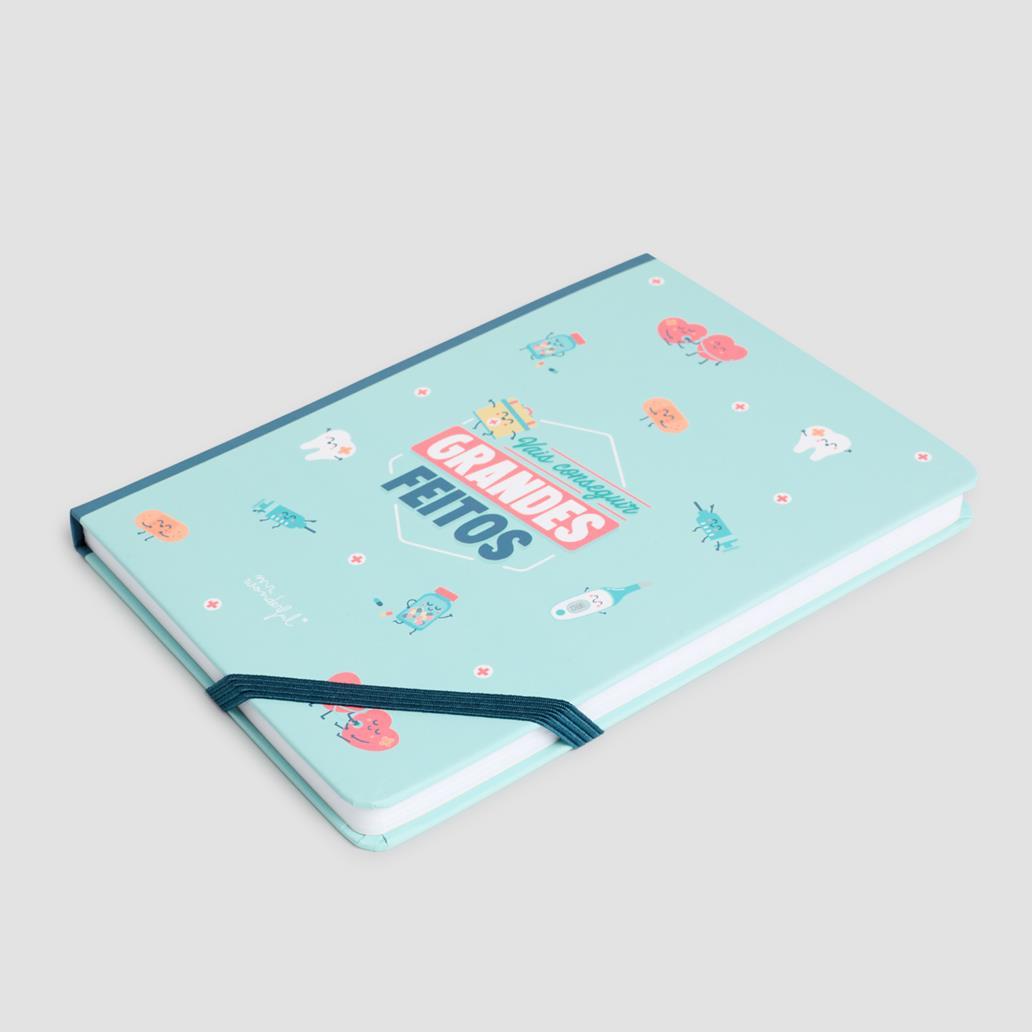 Caderno A5 - Vais conseguir grandes feitos - Mr. Wonderful - Papelaria Encantada