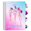 Caderno A6 Kpop Demon Hunters Pautado - Papelaria Encantada