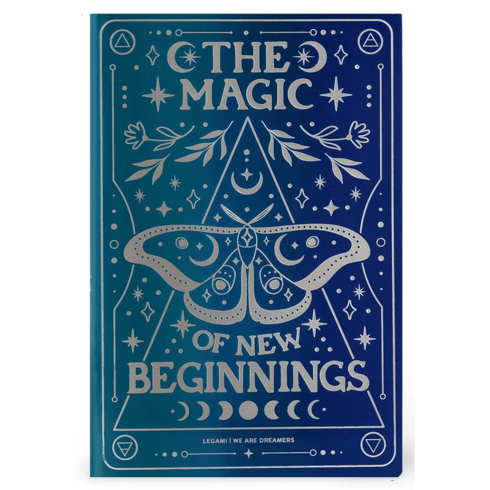 Caderno A6 Legami com linhas e capa dura ilustrada - Moth Ed. especial - Papelaria Encantada