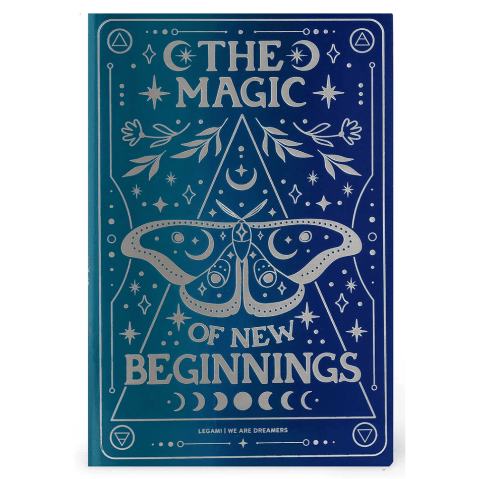 Caderno A6 Legami com linhas e capa dura ilustrada - Moth Ed. especial - Papelaria Encantada