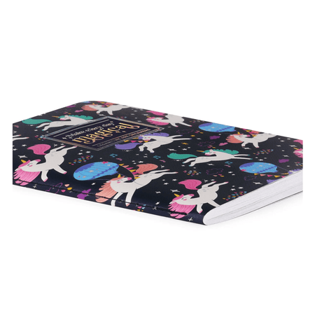 Caderno A6 Legami com linhas e capa dura ilustrada - Unicórnio - Papelaria Encantada