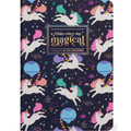 Caderno A6 Legami com linhas e capa dura ilustrada - Unicórnio - Papelaria Encantada