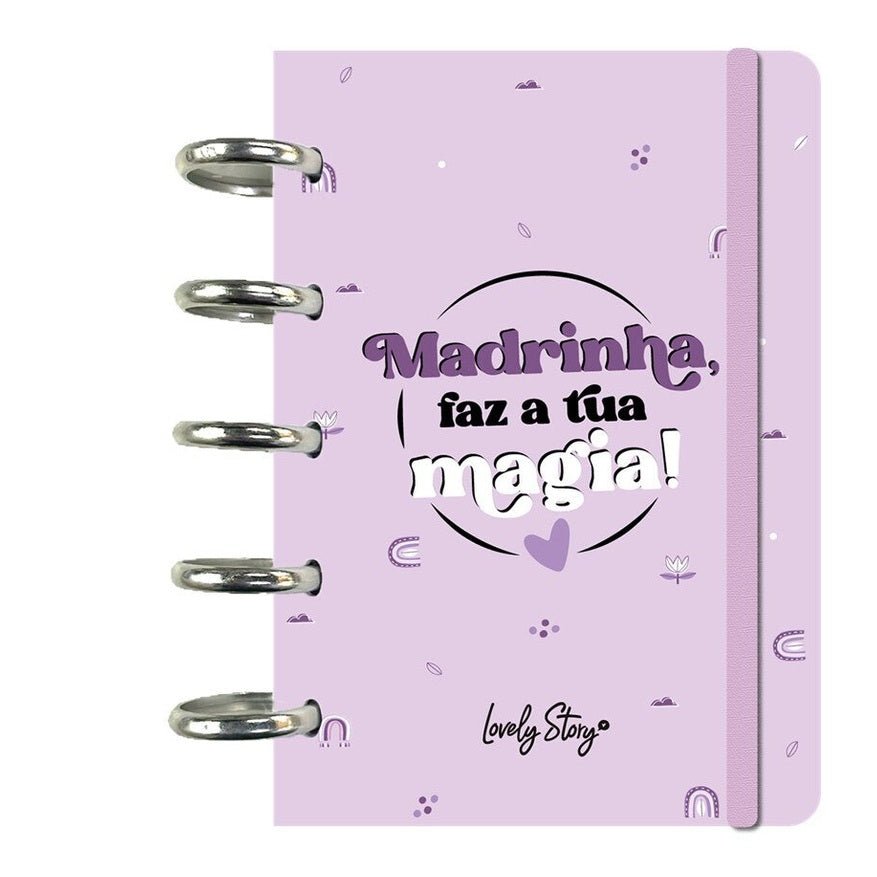 Caderno A6 Madrinha faz a tua magia - Papelaria Encantada