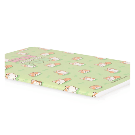 Caderno B5 com linhas e capa dura ilustrada - Corgi - Legami - Papelaria Encantada