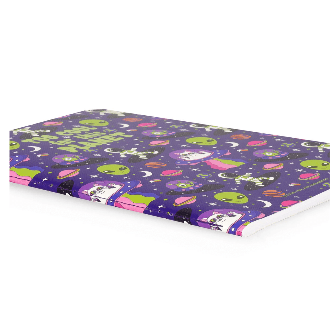 Caderno B5 Legami ilustrado com linhas - Espaço - Papelaria Encantada
