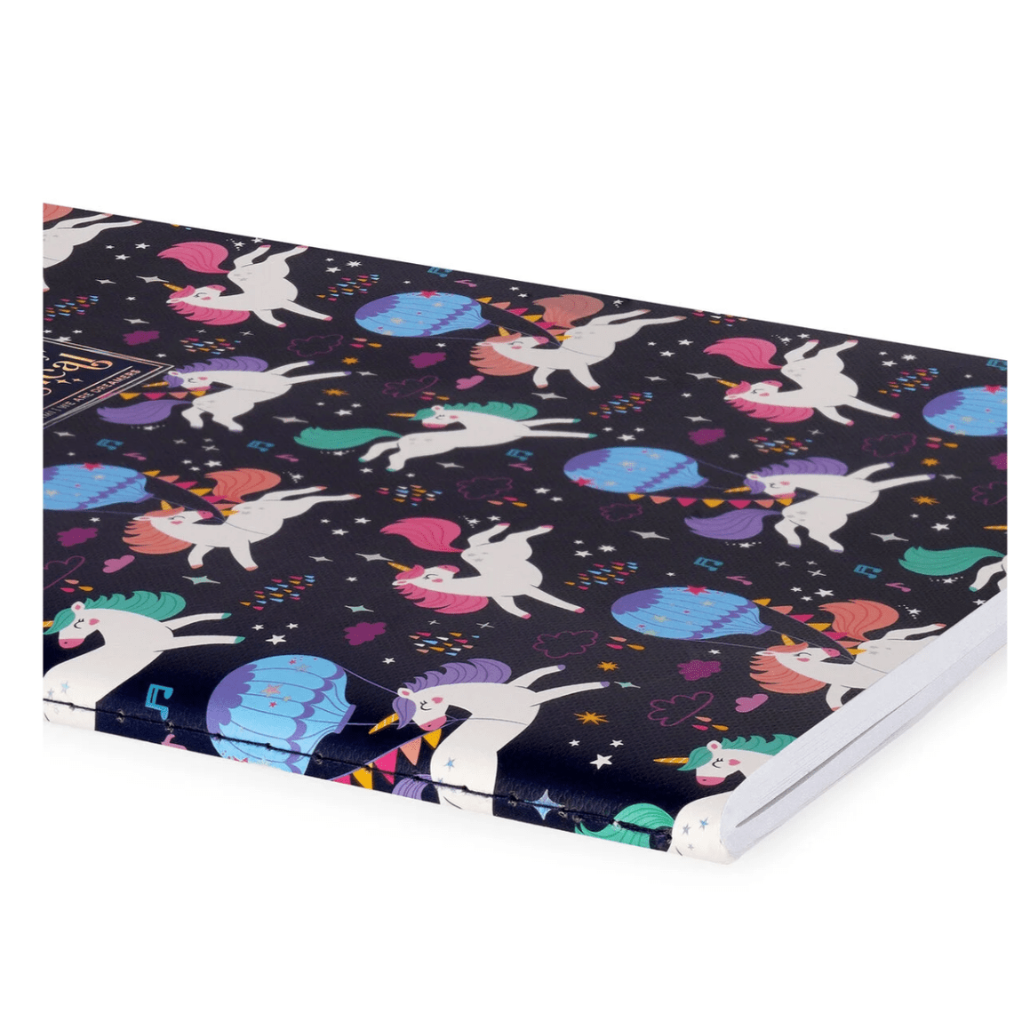Caderno B5 Legami ilustrado com linhas - Unicórnio - Papelaria Encantada