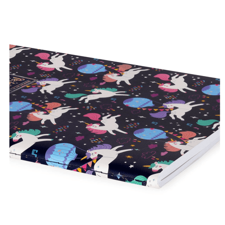 Caderno B5 Legami ilustrado com linhas - Unicórnio - Papelaria Encantada