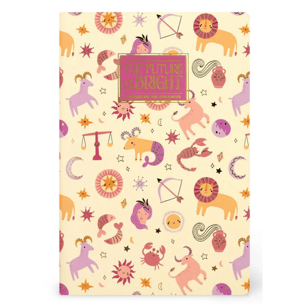 Caderno B5 Legami ilustrado com linhas - Zodiaco - Papelaria Encantada