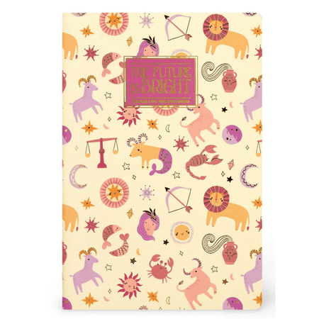 Caderno B5 Legami ilustrado com linhas - Zodiaco - Papelaria Encantada