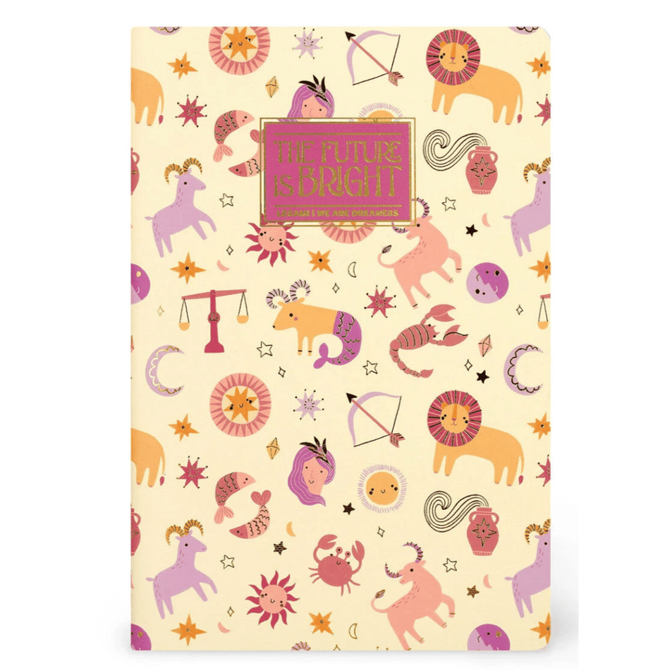 Caderno B5 Legami ilustrado com linhas - Zodiaco - Papelaria Encantada