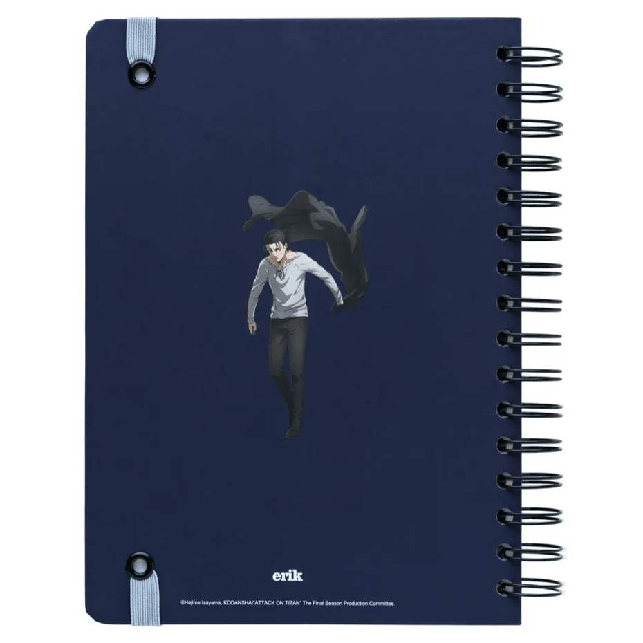 CADERNO CAPA DURA A5 ATTACK ON TITAN - Papelaria Encantada