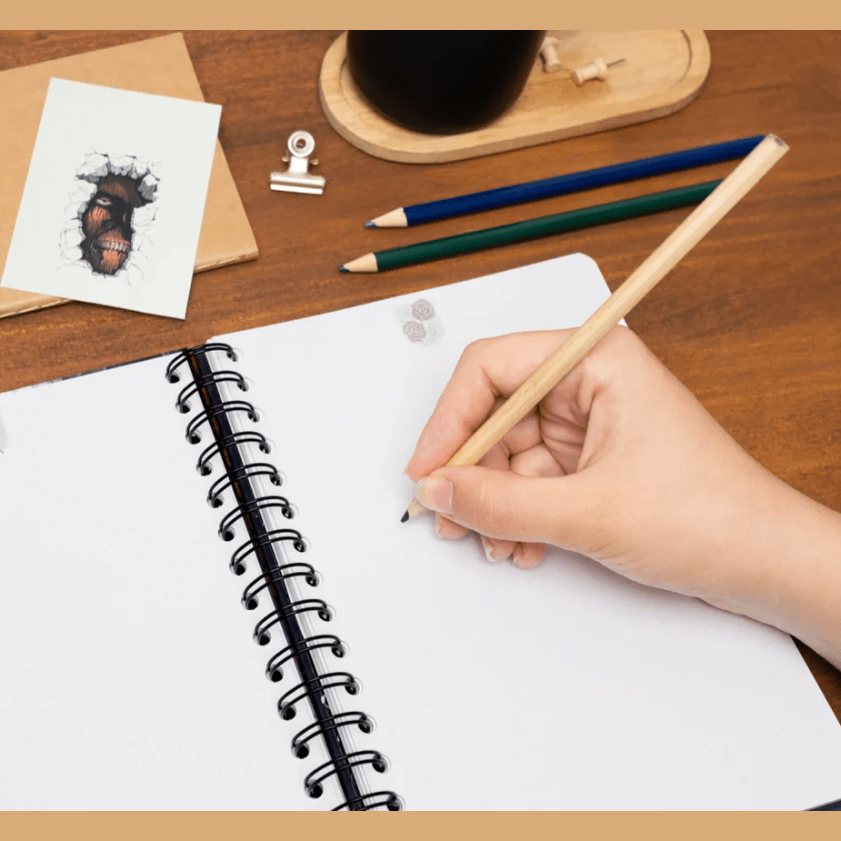 CADERNO CAPA DURA A5 ATTACK ON TITAN - Papelaria Encantada