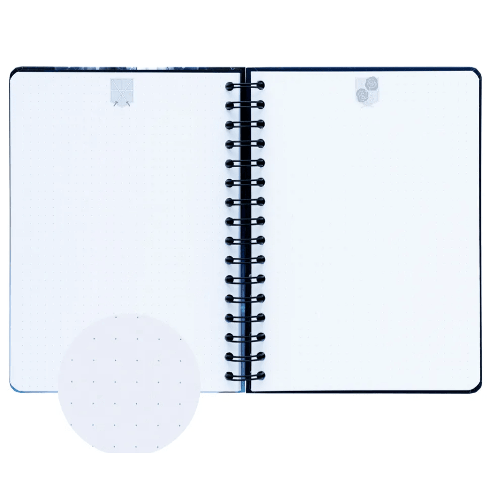 CADERNO CAPA DURA A5 ATTACK ON TITAN - Papelaria Encantada