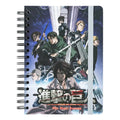 Caderno Capa Dura A5 Attack on Titan – Organização com Estilo Anime ⚔️ - Papelaria Encantada