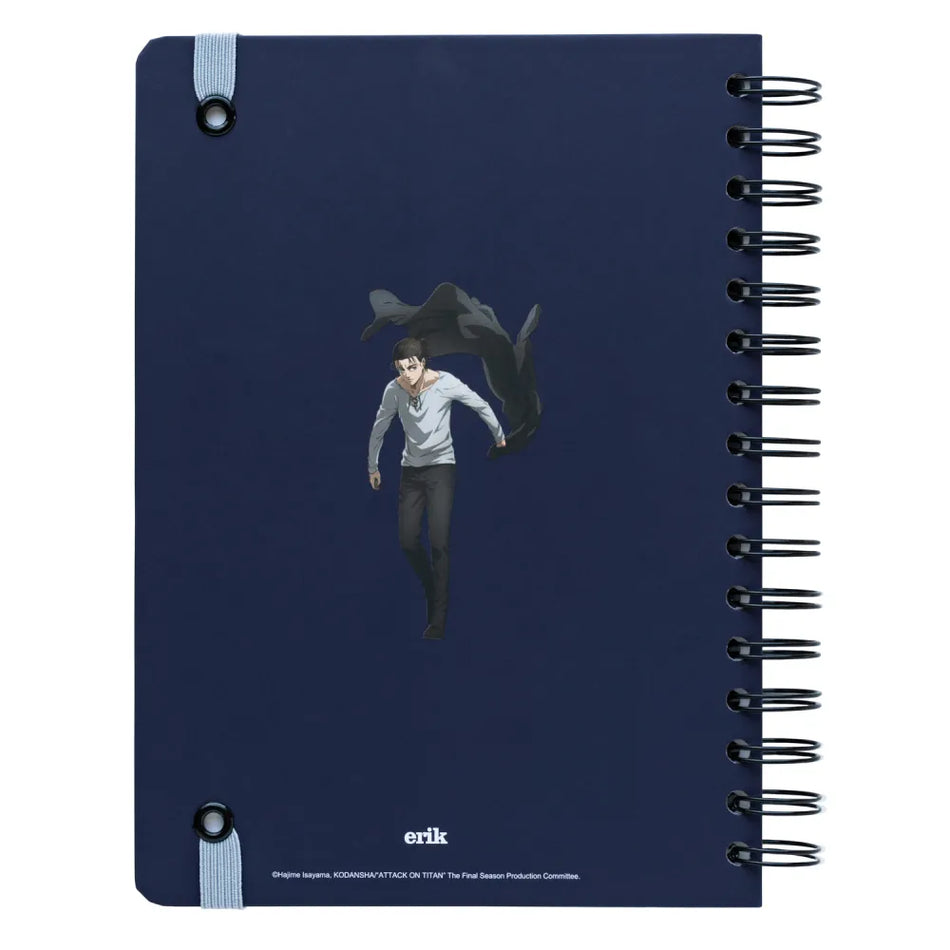 Caderno Capa Dura A5 Attack on Titan – Organização com Estilo Anime ⚔️